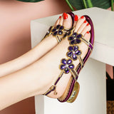 kamames Women's Sandals 2024 New High-Heeled White Crystal Wedding Shoes With Diamond Cheongsam Open Toe Bohemiaro Size Shoes
