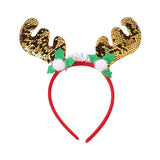 2021 New Year Women Girls Cute Christmas Antlers Santa Claus Hairbands Sweet Hair Decorate Headband Fashion Hair Accessories