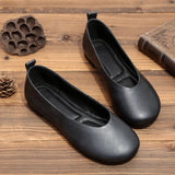 Women Real Leather Shoes Moccasins Mother Loafers Soft Flats Casual Female Driving Ballet Footwear Comfortable grandma shoes