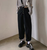 kamames Jeans Woman High Waist Denim Overalls Suspender Pants White Black 2021 Korean Fashion Straight Leg Jeans Clothing