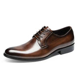 kamames kamames 3305, Wood Grain Business Leather Shoes Male Breathable Lace Hand Rub 38-48 Spot