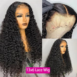 30 Inch Water Lace Front Wigs For Black Women Curly Full Human Hair 360 Wet And Wavy Loose Deep Wave Frontal Wig