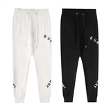 Men's pants designer brand autumn cotton pattern printed black and white pants men's casual sportswear color jogging pants M-XXXL