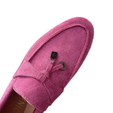 kamames kamames Summer New Sweet Women's Flat Shoes Bean Shoes Autumn Lazy Solid Color Round Head Single Shoes Women's 42 Plus Size Shoes