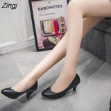 kamames leather Low Heels Shoes Women Professional Shoes Ladies Shallow Mouth Work Shoes Elegant Ladies Office Shoes