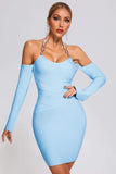 Kamames Vocca Halter Mini Bandage Dress