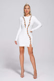 Kamames Cere Diamonate Mini Bandage Dress