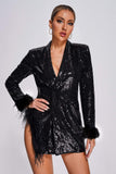 Kamames Ziriy Sequin Blazer Dress