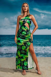 kamames Uama One Shoulder Printed Maxi Dress