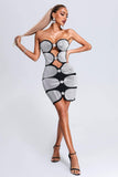 kamames Kusia Diamonate Mini Bandage Dress