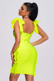 kamames Marcia Diamante Mini Bandage Dress