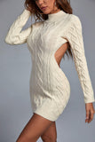 kamames Iuana Backless Mini Knit Dress