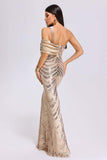 Kamames Elaine One Shoulder Sequin Dress