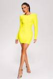 kamames Yuhan Cutout Mini Bandage Dress