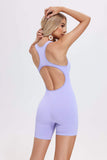 kamames Yetta Cutout Bodysuit - Purple