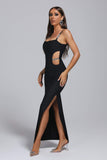 kamames Beyza Cutout Maxi Bandage Dress