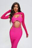 Kamames Jubilee Cutout Maxi Bandage Dress