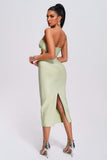 kamames Venus Strapless Cutout Midi Bandage Dress