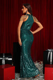 kamames Bali Sequin Maxi Dress - Green