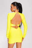 kamames Yuhan Cutout Mini Bandage Dress