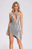 kamames Ysenia Sequin Mini Dress - Silver