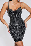 Kamames Ymmi Diamonate Mini Bandage Dress