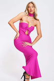 kamames Roline Strapless Maxi Bandage Dress