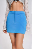 kamames Payzlee Blue Mini Skirt