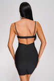 kamames Lexie Halter Mini Bandage Dress