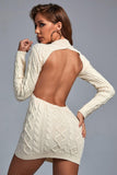 kamames Iuana Backless Mini Knit Dress