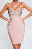 Kamames Reagan Diamonate Mini Bandage Dress