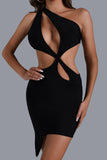 kamames Sadie Cutout One Shoulder Bandage Dress