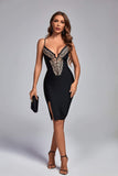 kamames Ray Lace Midi Bandage Dress