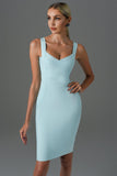 kamames Sukia Mini Bandage Dress - Blue