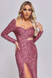 kamames Velencia Aysmmetic Sequin Midi Dress