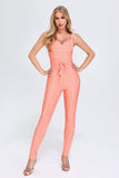 Kamames Aleah Bandage Jumpsuit - Peach