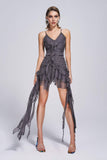 kamames Caitriona Ruffled Mini Dress