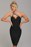 kamames Hanny Crystal Cocktail Dress - Black