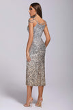 kamames Briella Sequin Diamonate Maxi Dress