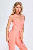 Kamames Aleah Bandage Jumpsuit - Peach