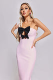 kamames Rohini Bowknot Bandage Maxi Dress