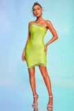 Kamames Jacey One Shoulder Mini Bandage Dress