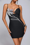 kamames Barabal Diamante Mini Bandage Dress