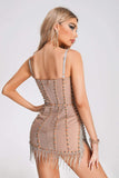 kamames Dalida Tassel Sequin Mini Dress