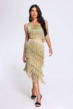 kamames Xiara One Shoulder Tassel Dress