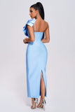 kamames Zade One Shoulder Maxi Bandage Dress