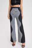 kamames Maryline Wave Spliced Jeans