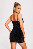 kamames Yuni Sequin Rhinestone Mini Dress