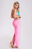 kamames Quiyana Cutout Bandage Maxi Dress