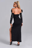 kamames Malvina Off Shoulder Maxi Bandage Dress